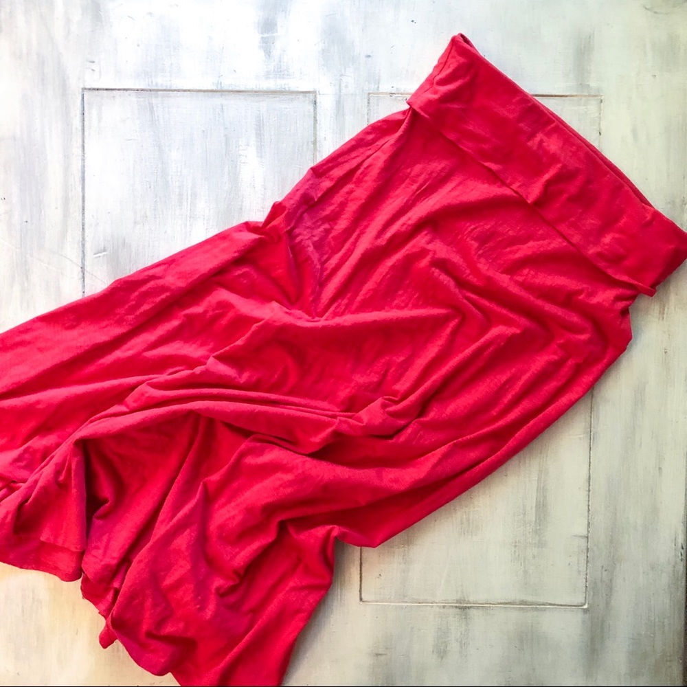 Pink LuLaRoe Maxi Skirt